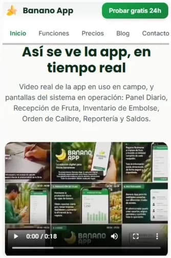 Banano App — captura 2